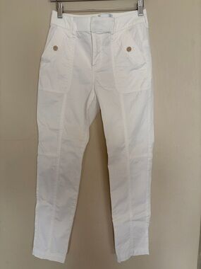 White House Black Market White HR Slim Ankle Pret A Jet. Worn Once. Like New!